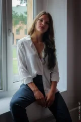 Where the Blouse Slips Open for Polina Ella Preview picture 1