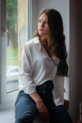 Where the Blouse Slips Open for Polina Ella Preview picture 2