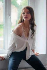 Where the Blouse Slips Open for Polina Ella Preview picture 4