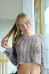 See-Through Temptation in Soft Knits by Luise Wixx Preview picture 2