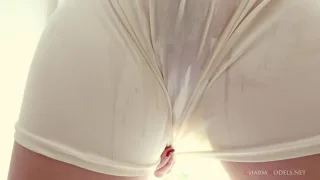 Lucia Soaks Her White Dress And Body Shines frame 5