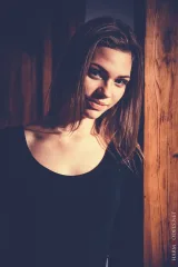 Mia Luna Under the Black Dress Preview picture 1