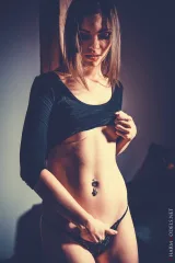 Mia Luna Under the Black Dress Preview picture 6