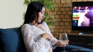 Elegant Topless Session with Rosalina frame 2