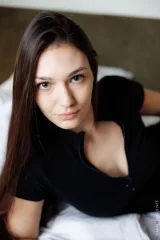 Aria Vexelle Lets Her Dress Ride Up Slowly Preview picture 1