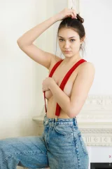 Bare beneath the straps Aria Vexelle Preview picture 5