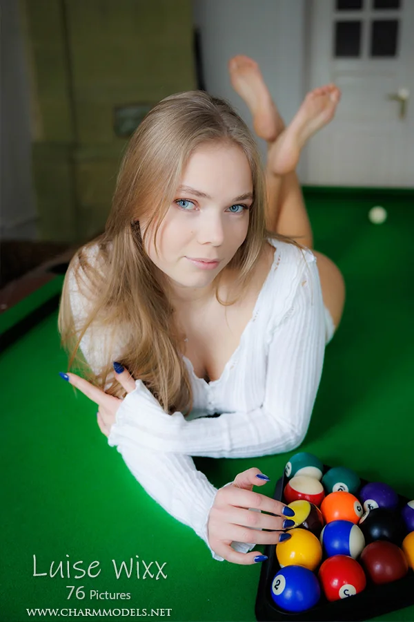 Billiard Beauty, Luise Wixx’s Graceful Charm