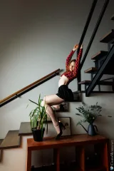 Steps Of Desire With Elegant Redhead Zuzanna Preview picture 6