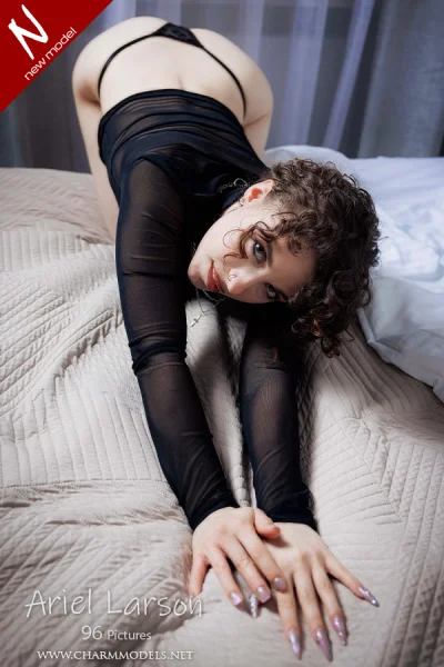 Underboob Views From Ariel Larson During Her Bedroom Debut Photo Cover